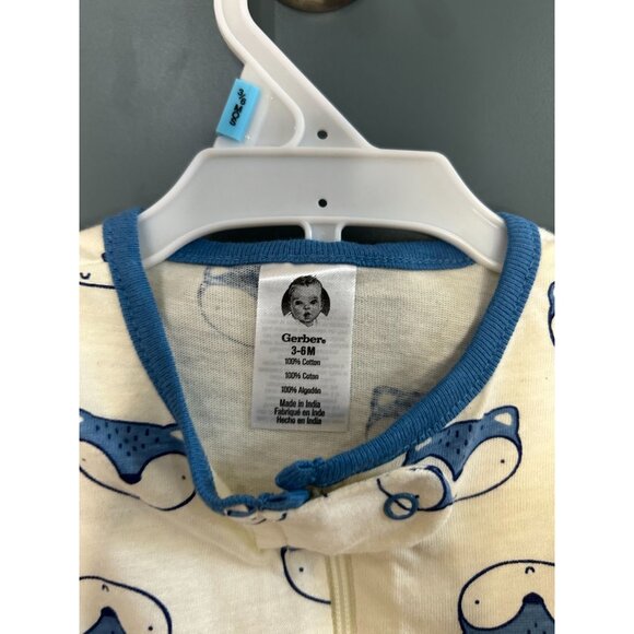 NWT Gerber Baby Boys 2-Pack Sleep N Play Awesome Fox 3-6 Months - Picture 6 of 7